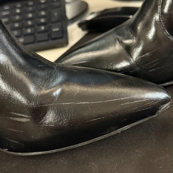 Shoe Republican Boots Black high heels size 9 - Picture 13 of 14